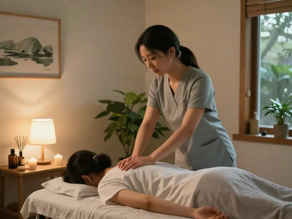Experience 관악구출장안마 with a professional therapist in a soothing home setting